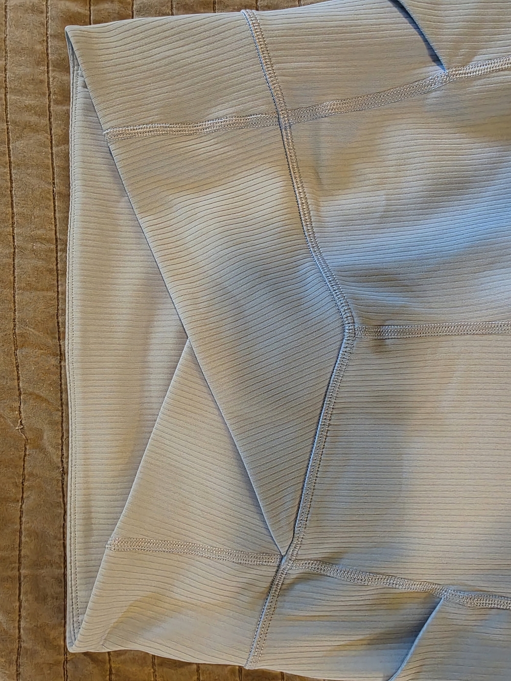 Fabletics Light Blue Ribbed Leggings - Picture 4 of 6